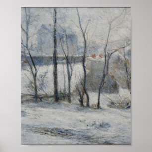 Poster Paysage d'hiver (par Paul Gaugin)