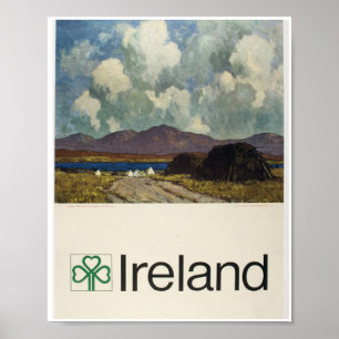 Poster Paysage du Connemara, Office du Tourisme irlandais