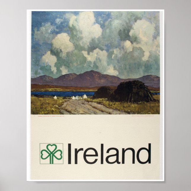 Poster Paysage du Connemara, Office du Tourisme irlandais (Devant)