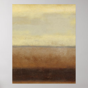 Poster Paysage du désert solitaire par Norman Wyatt