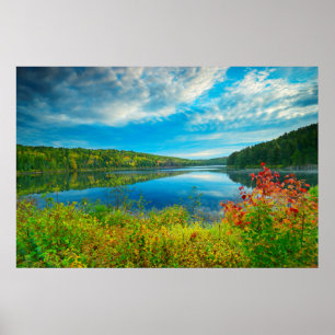 Poster Paysage du lac Costello