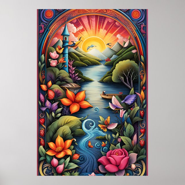 Poster Paysage du livre de contes 1 (Devant)