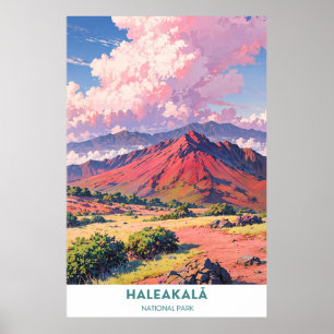 Poster Paysage du parc national de Haleakalā