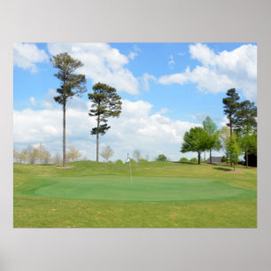 Poster Paysage du terrain de golf