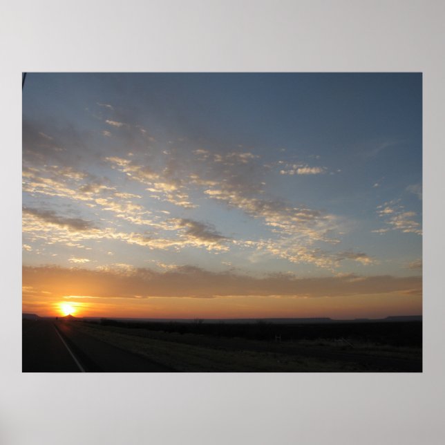 Poster Paysage du Texas (Devant)