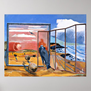 Poster Paysage d'un rêve par Paul Nash