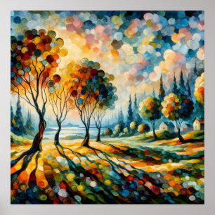 Poster Paysage dynamique