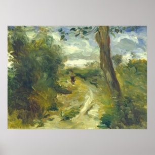 Poster Paysage entre tempêtes - Auguste Renoir Art