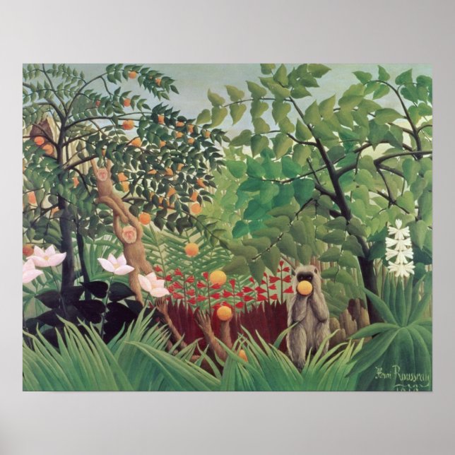 Poster Paysage exotique, 1910 (Devant)