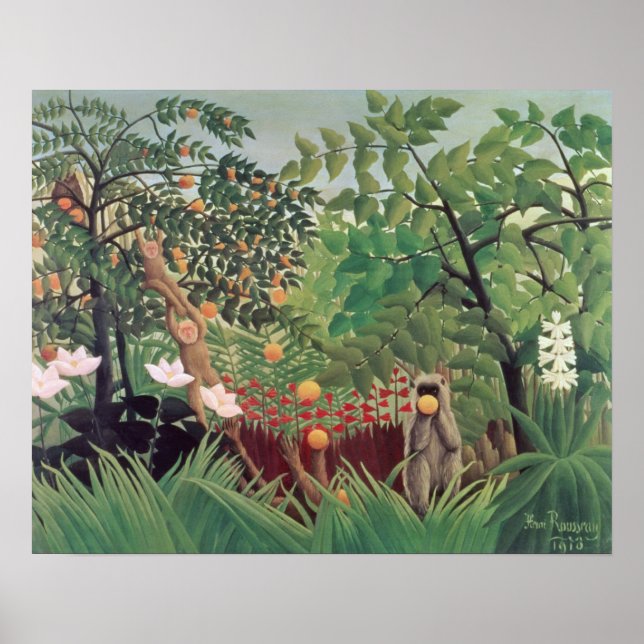 Poster Paysage exotique, 1910 (Devant)