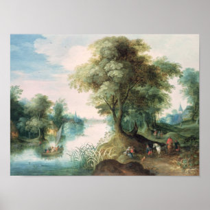 Poster Paysage fluvial