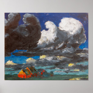 Poster Paysage, Frise du Nord   Emil Nolde  