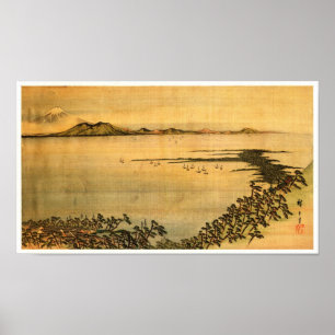 Poster Paysage Hiroshige Art Japonais