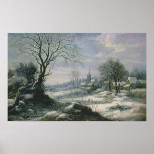 Poster Paysage hivernal