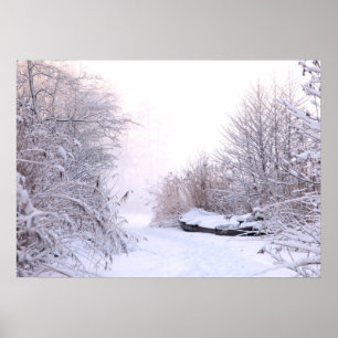 Poster Paysage hivernal