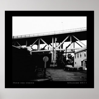 Poster Paysage industriel urbain