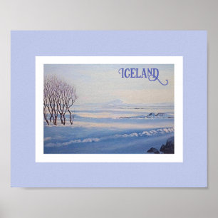 Poster Paysage islandais par Pola.B.Alex fine art