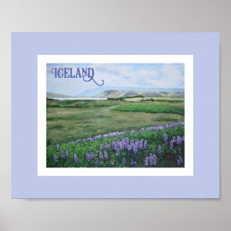 Poster Paysage islandais par Pola.B.Alex fine art