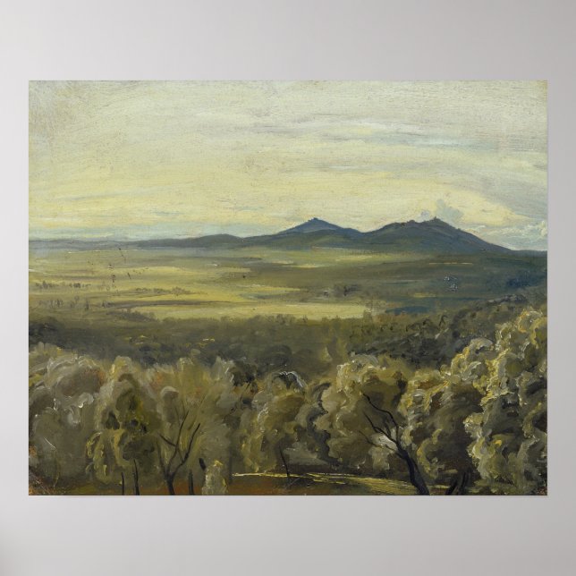 Poster Paysage italien, 1833 (Devant)