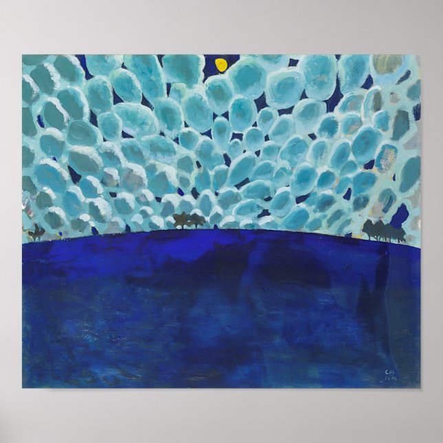 Poster Paysage lunaire | Cuno Amiet | (Devant)
