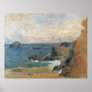 Poster Paysage maritime - Gauguin 1886