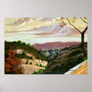 Poster Paysage méditerranéen par Prosper Merimee
