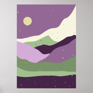 Poster Paysage minimaliste