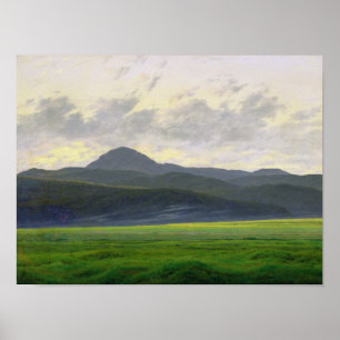 Poster Paysage montagneux