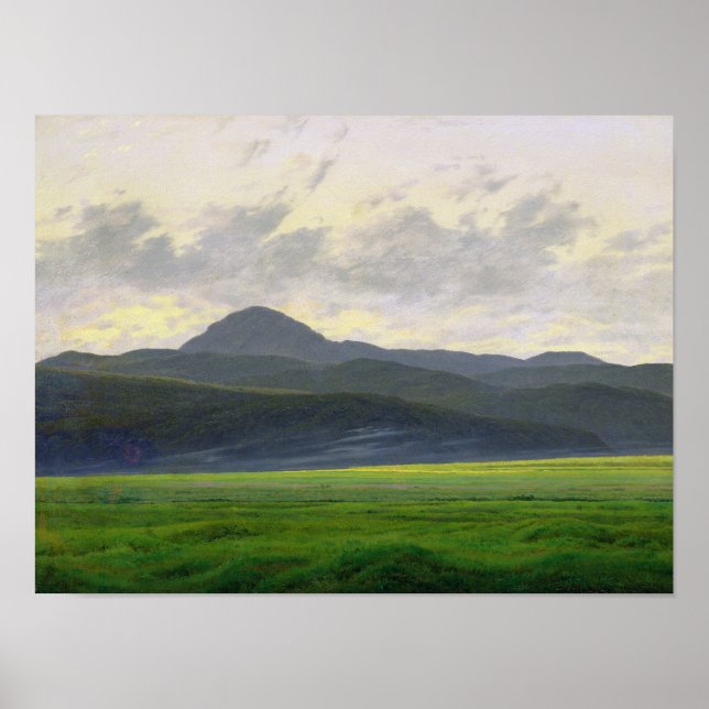 Poster Paysage montagneux (Devant)