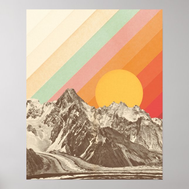 Poster Paysage montagneux 1 | Florent Bodart (Devant)