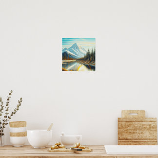 Poster Paysage naturel du Canada - L'art exceptionnel des
