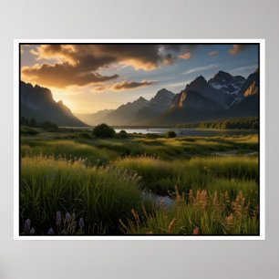 Poster Paysage naturel serein