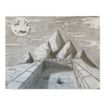 Paysage nocturne dans les montagnes