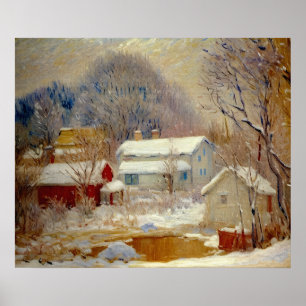 Poster Paysage norvégien Sandviken