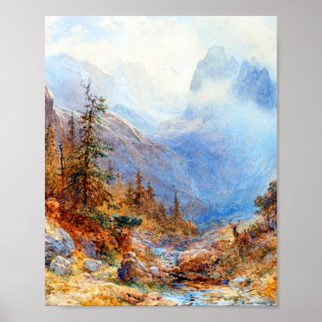 Poster Paysage par Edward Theodore Compton (Devant)