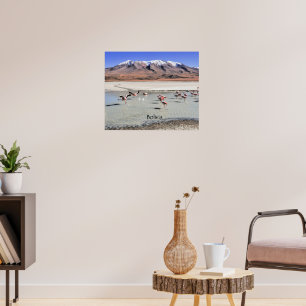 Poster paysage pittoresque de Bolivie