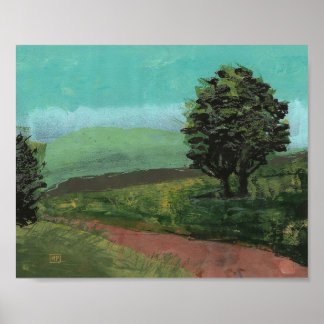 Poster Paysage près de la maison