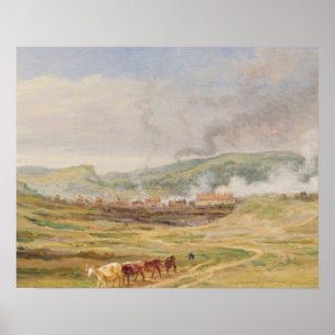 Poster Paysage près de Swansea, Pays de Galles du Sud (hu
