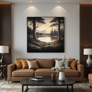 Poster Paysage Rétro