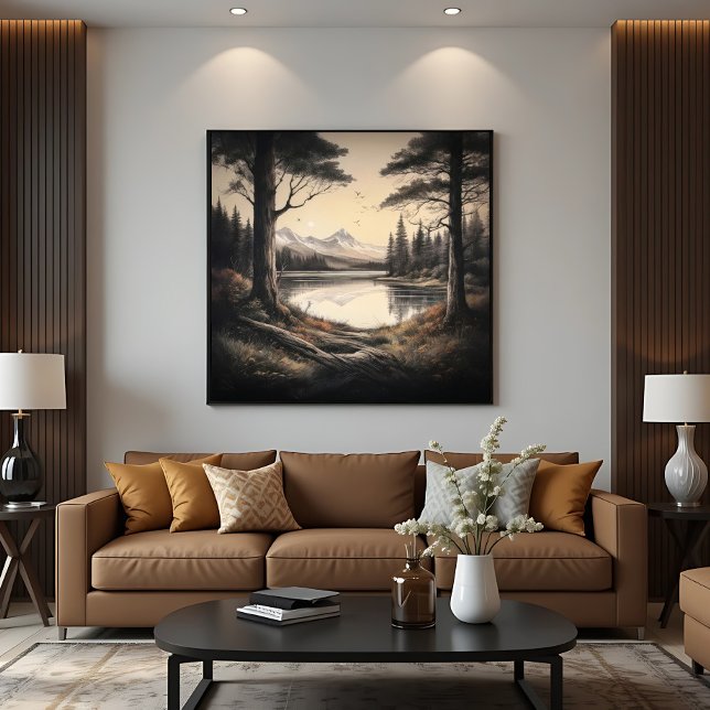 Poster Paysage Rétro (Créateur téléchargé)