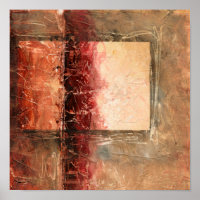 Paysage rouge Abstrait