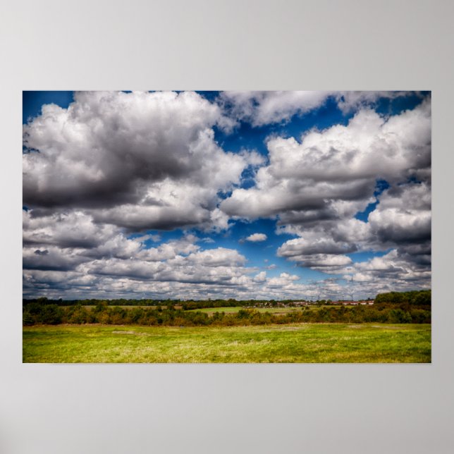 Poster Paysage rural (Devant)