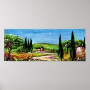 POSTER PAYSAGE TOSCANE 5