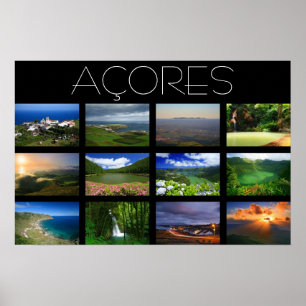 Poster Paysages des Açores
