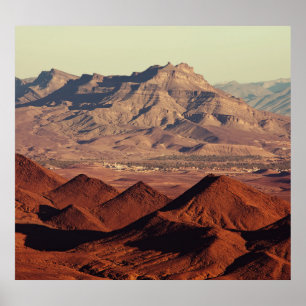 Poster Paysages des Montagnes Atlas Maroc Paysages