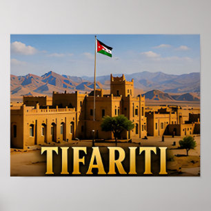 Poster Paysages désertiques de Tifariti et horizons sahar