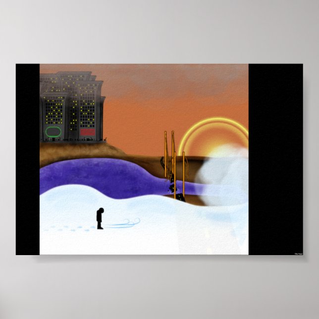 Poster PaysageVille (Devant)