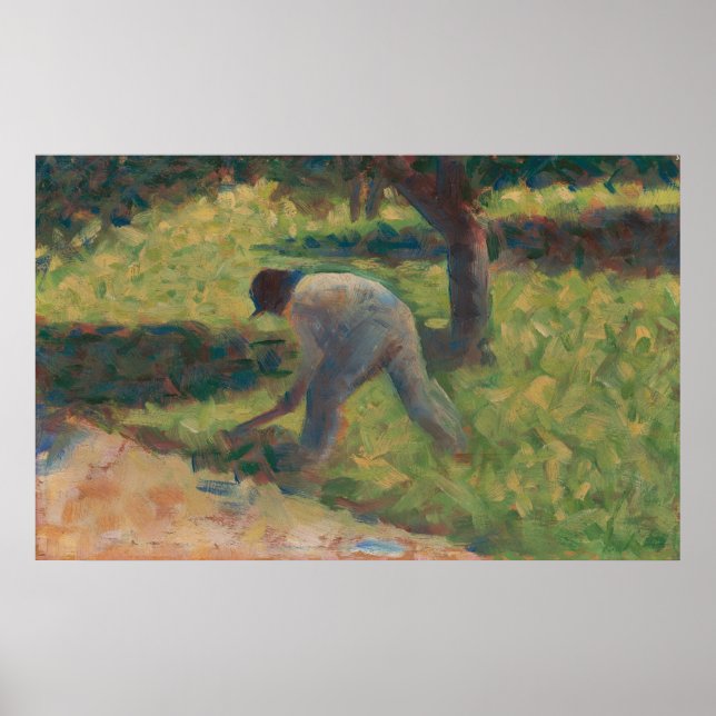 Poster Paysan Avec Chou (Devant)