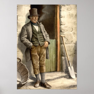 Poster Paysan irlandais