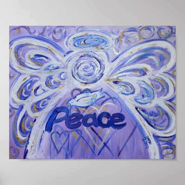Poster Peace Angel Art inspiré Imprimer l'affiche (Devant)